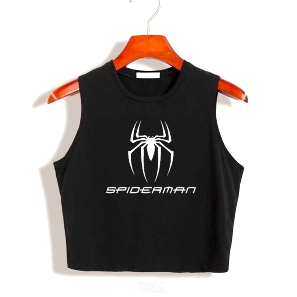 Black Spider-man Croptop
